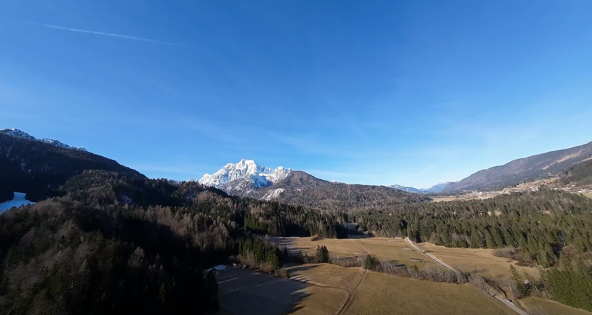 The Julian Alps above Kranjska Gora
