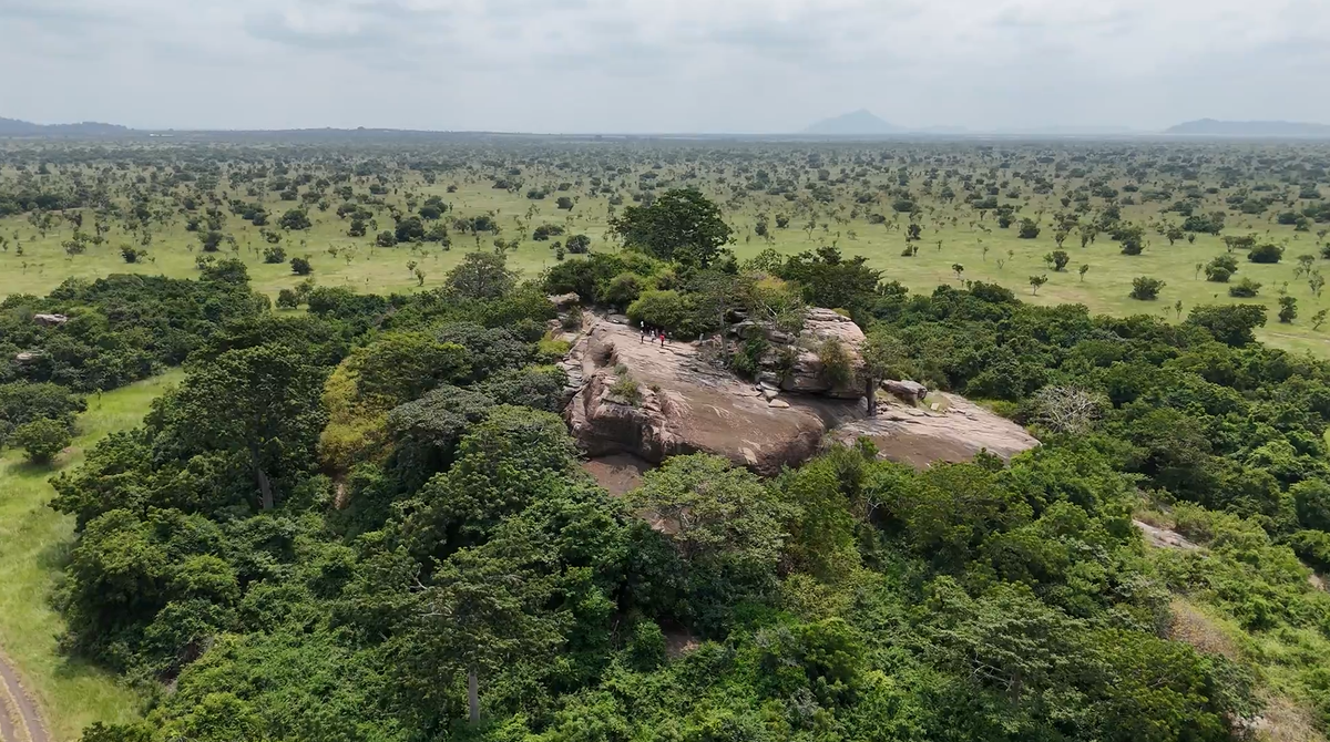 Granite outcrops at Shai Hills Resource Reserve