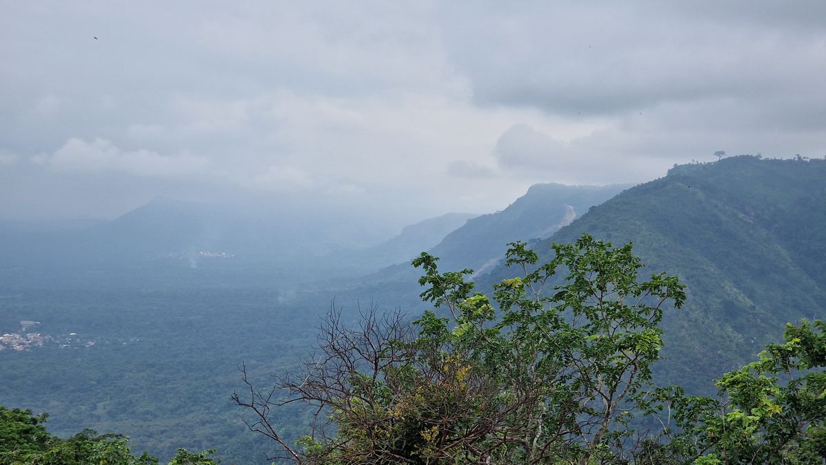 The green hills of Ghana's Volta Region